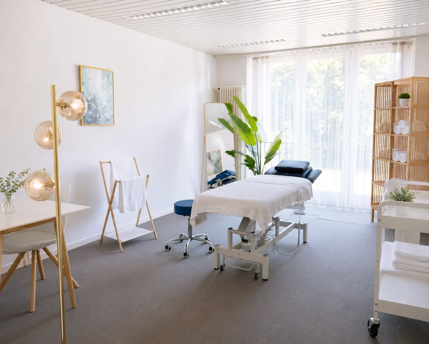 Behandlungsraum im Massage Zentrum Windisch